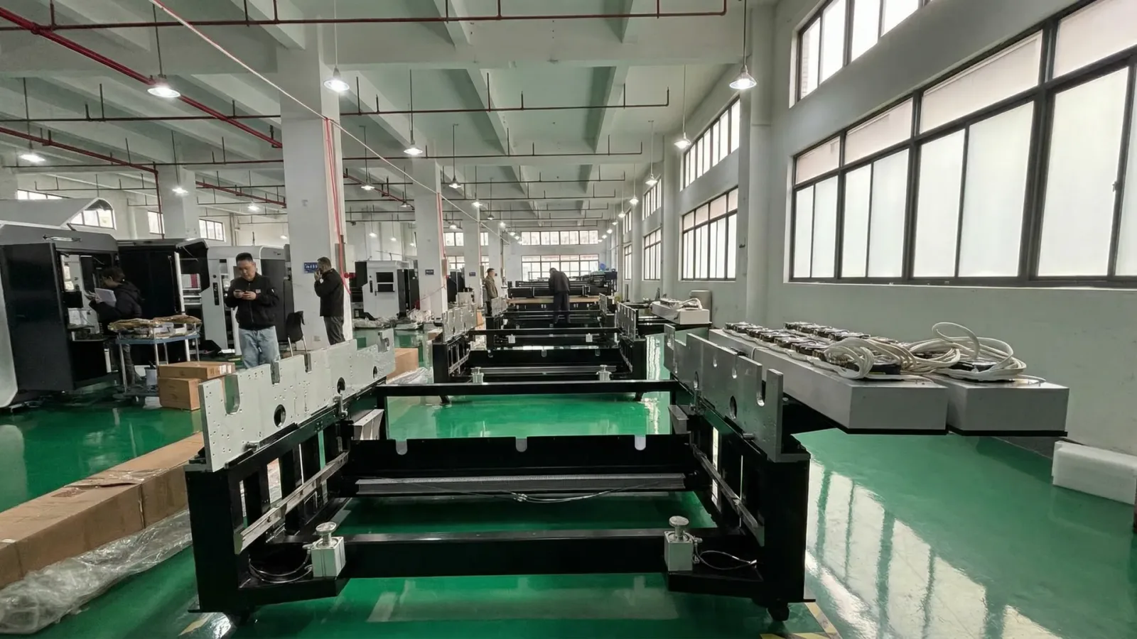 H·EASY printer assembly and quality-control line