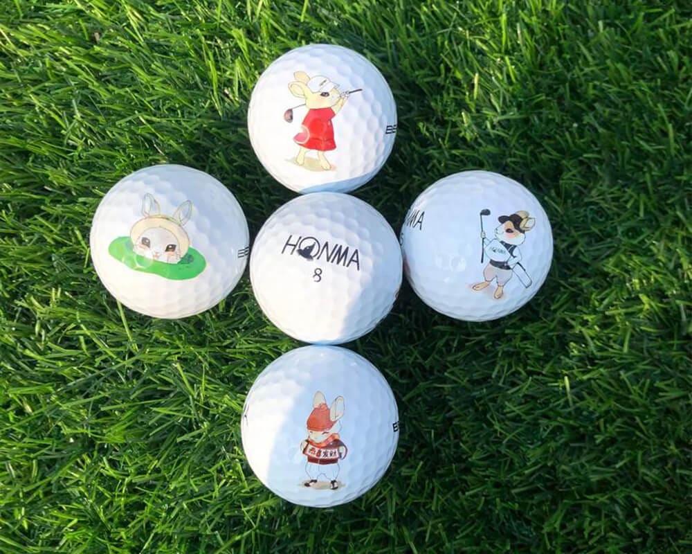Golf accessories, Custom graphics on hard sports goods