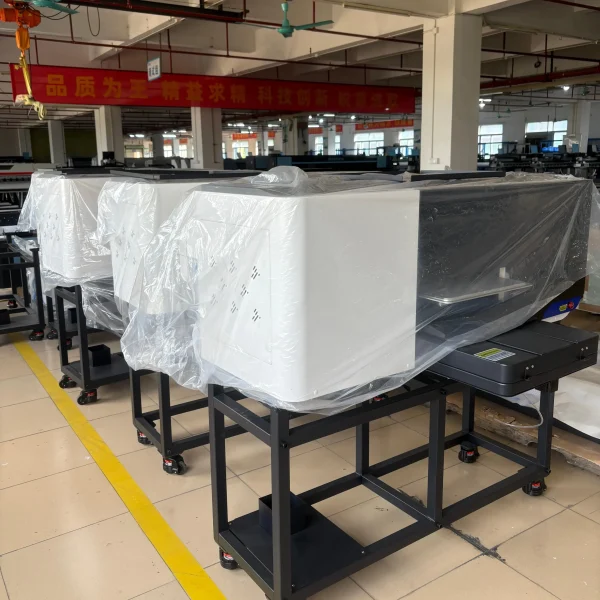 Completed digital textile printers prepared in the factory