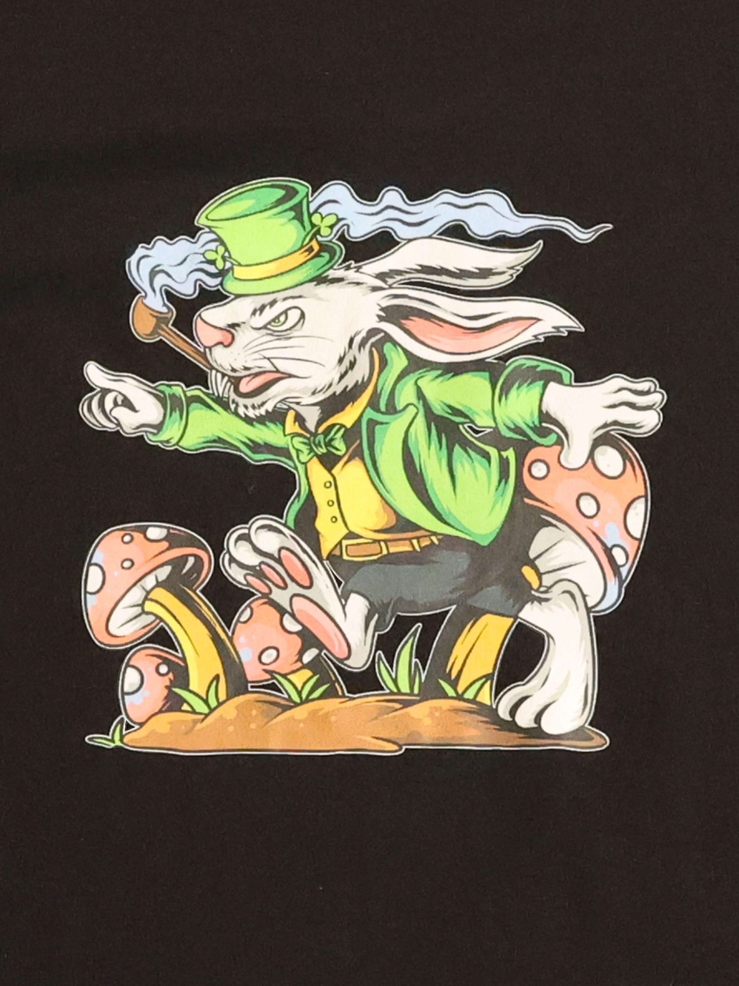 Finished color transfer, Color registered over the white base