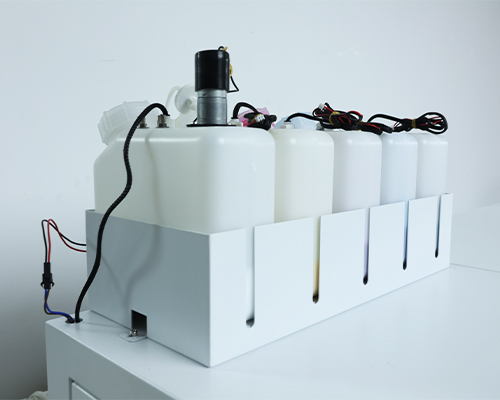 White-ink circulation · bulk ink supply · less maintenance