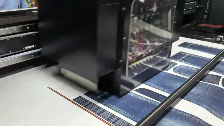 Waterless pigment textile printing for fast-fashion apparel production